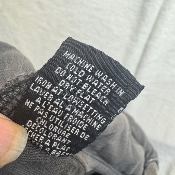 Burnside Fullzip Hoodie Mens Size Large Gray Large Graphic Pockets 100% Cotton - Picture 3 of 9